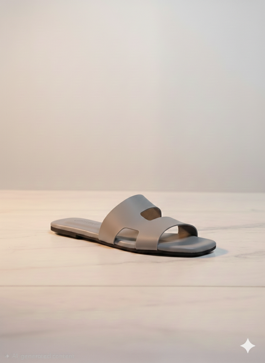 Tavira H-Style Maroon Flat Slippers