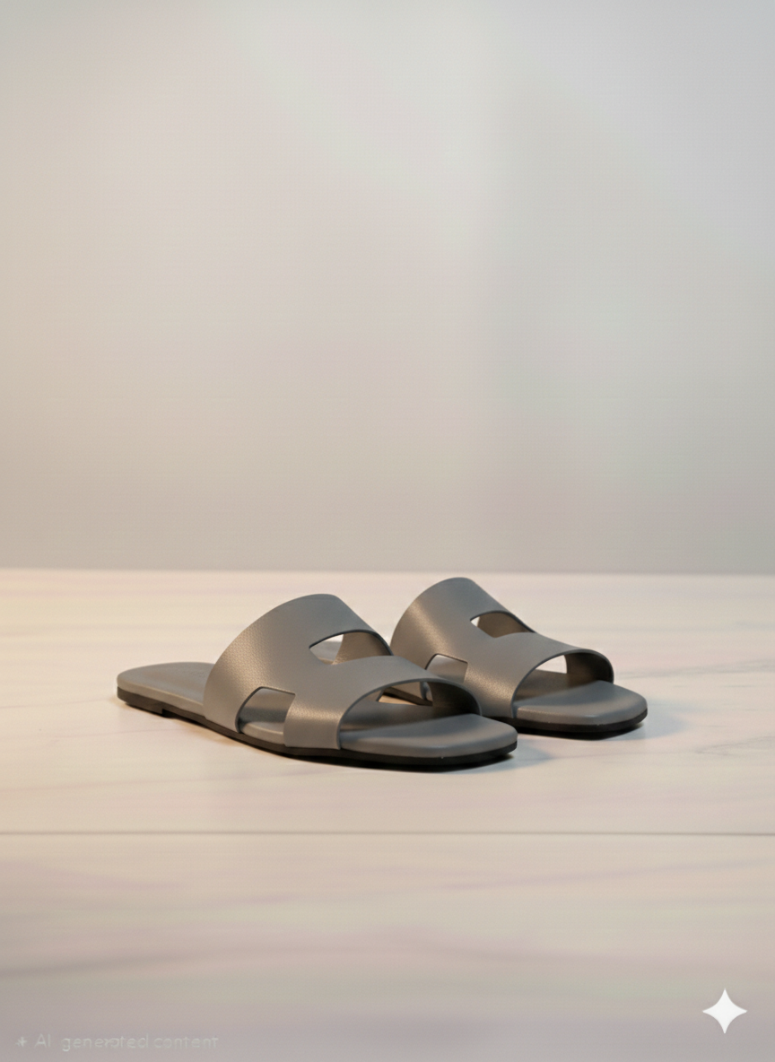 Tavira H-Style Maroon Flat Slippers