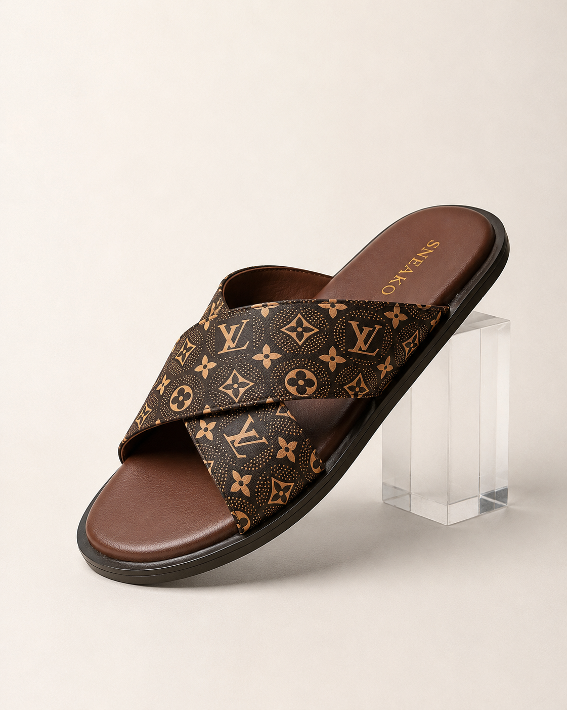 SneakoX  LV X style  Men’s Premium Comfort Slides