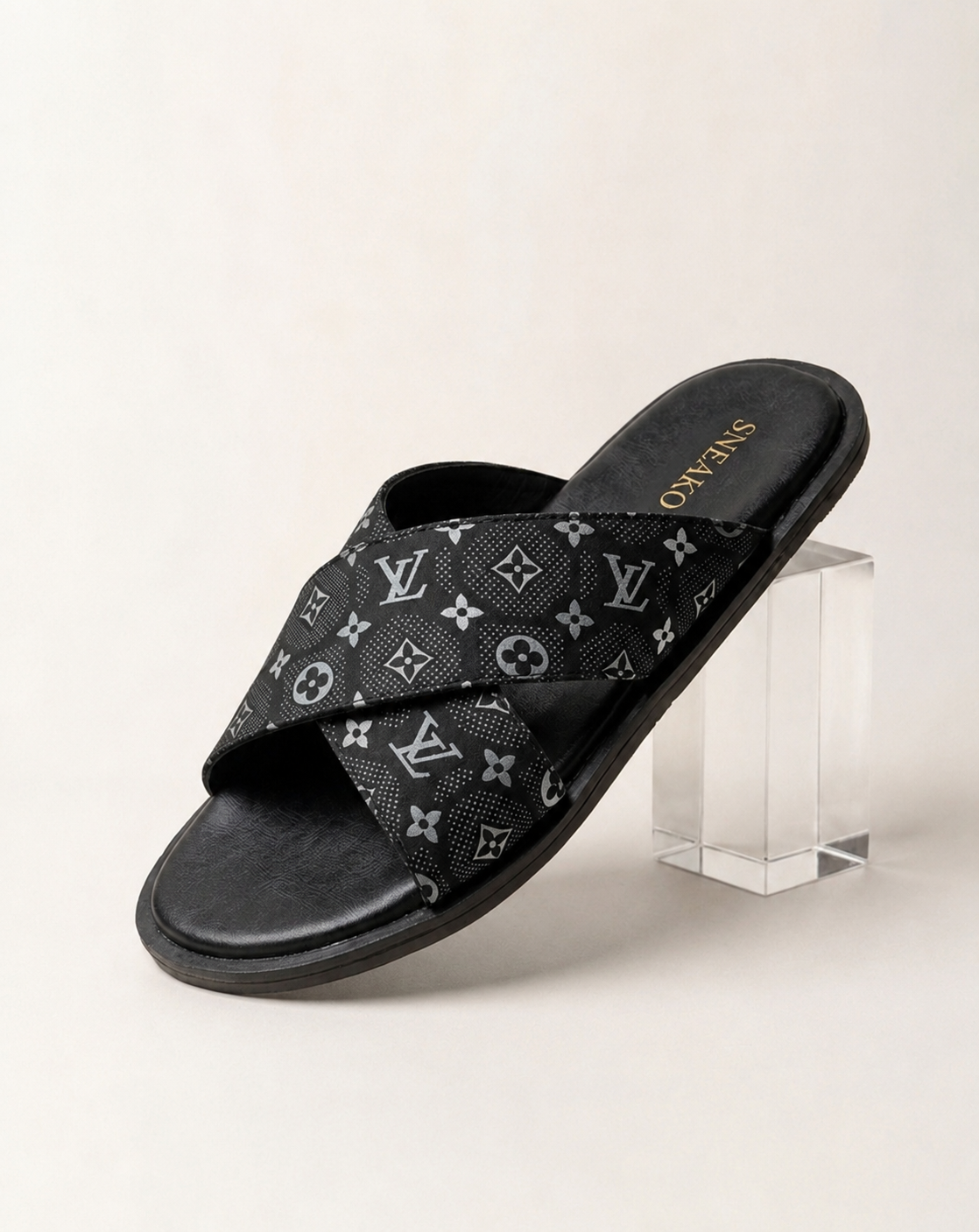 SneakoX  LV X style  Men’s Premium Comfort Slides