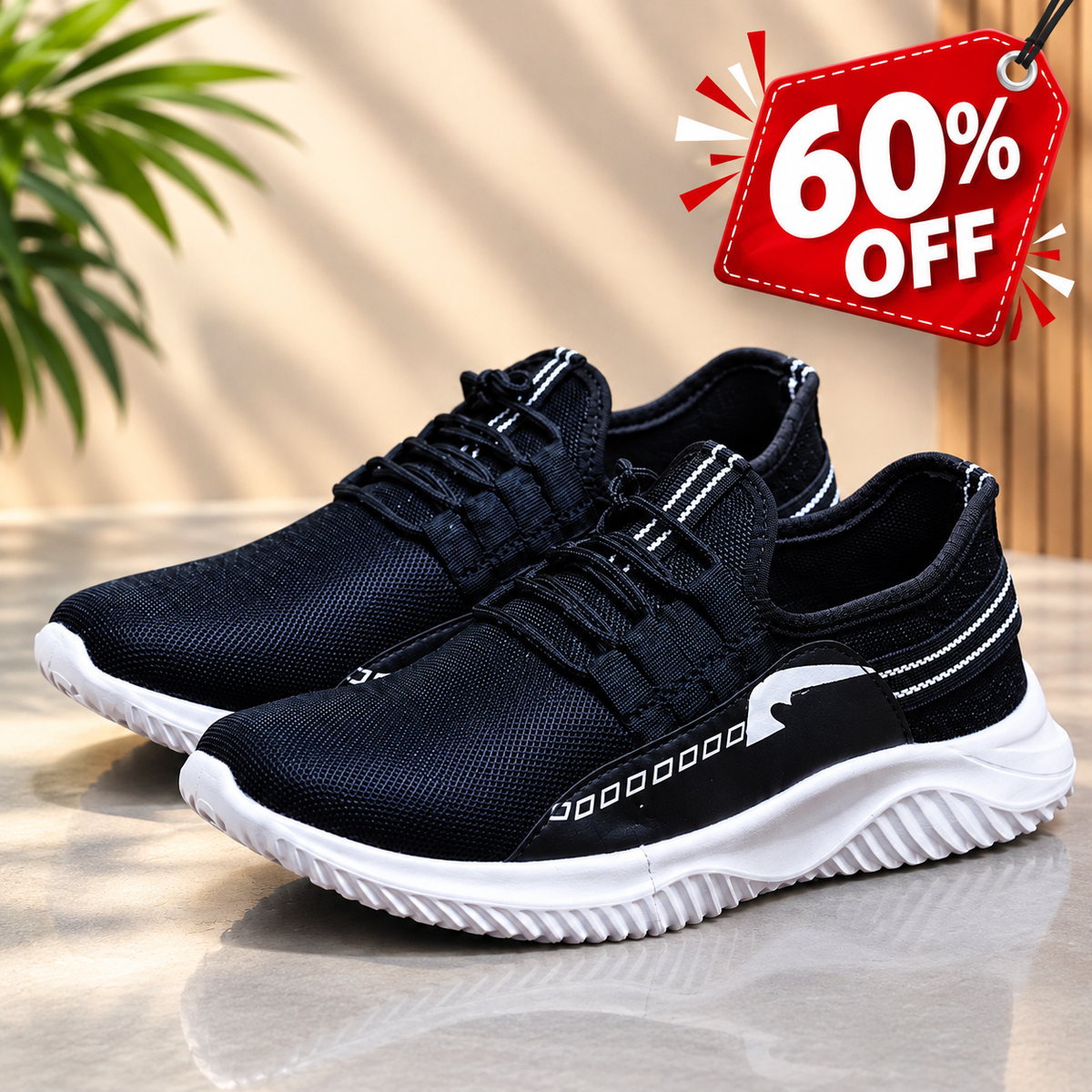 Men’s Black Lightweight Sports Jogger – Comfortable Everyday Wear