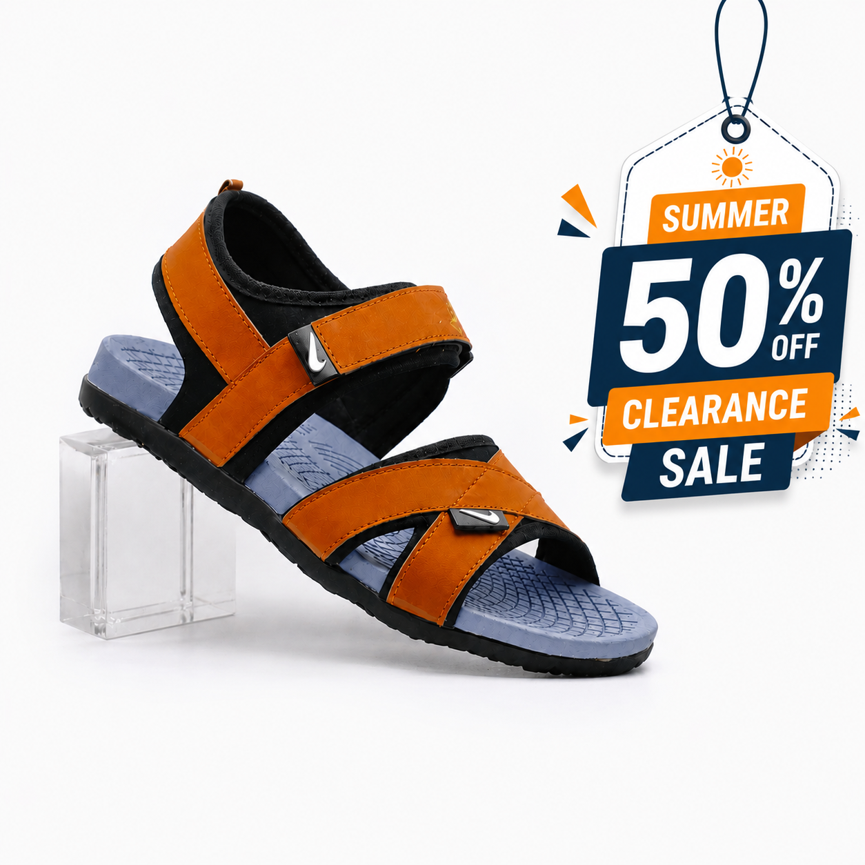 Sneakox Cross style men's premium sandals